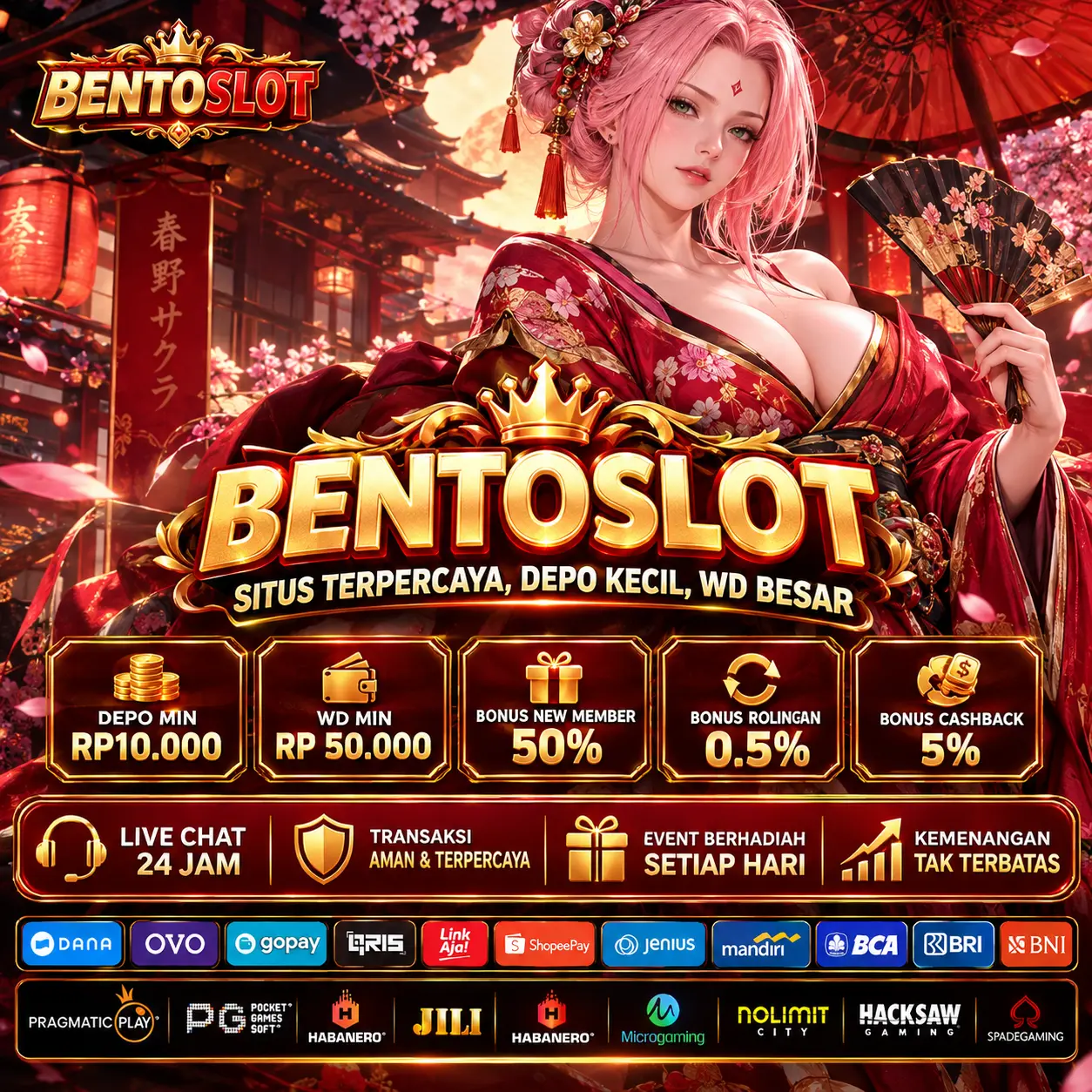 BENTOSLOT Banner